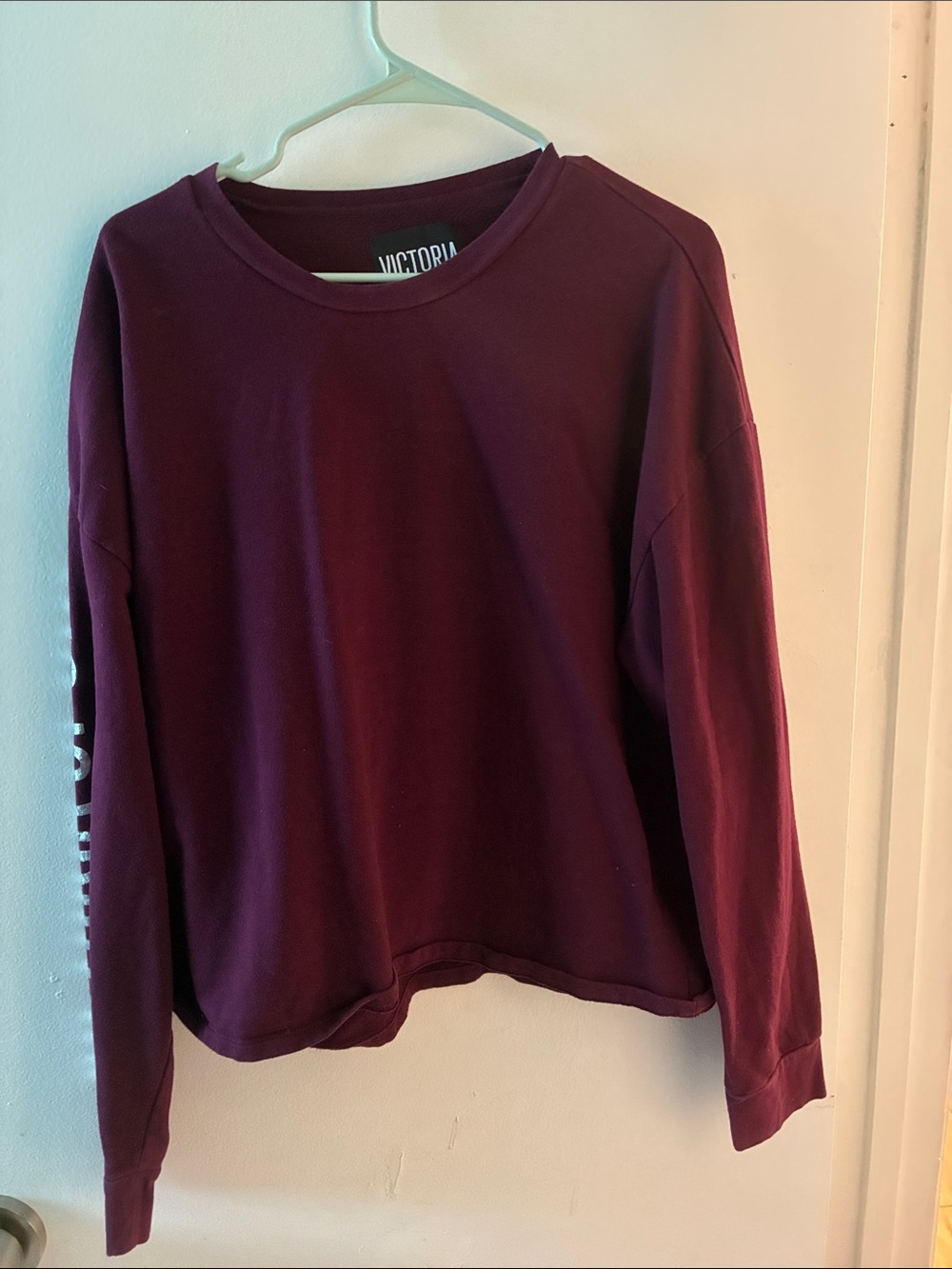Victoria's Secret Deep Plum Crewneck Sweater